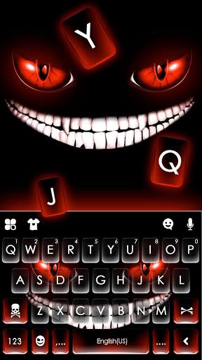 Evil Smile Keyboard Theme - Image screenshot of android app