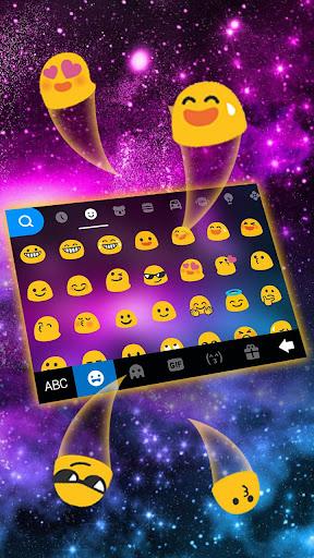 Fantasy Galaxy Keyboard Theme - Image screenshot of android app
