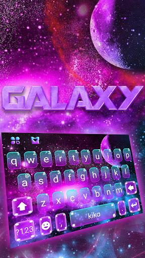 Fantasy Galaxy Keyboard Theme - Image screenshot of android app