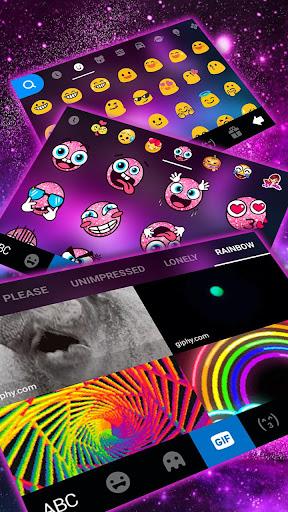 Fantasy Galaxy Keyboard Theme - Image screenshot of android app
