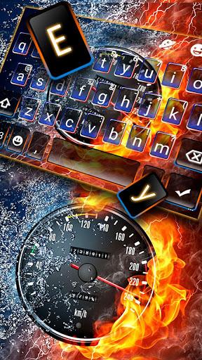 Fast Furious Speed Keyboard Theme - عکس برنامه موبایلی اندروید