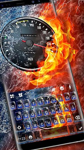 Fast Furious Speed Keyboard Theme - عکس برنامه موبایلی اندروید