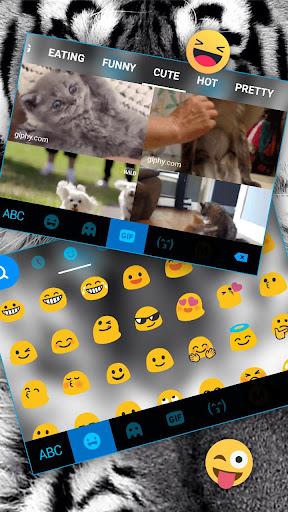 Fierce Tiger Eyes Keyboard Theme - عکس برنامه موبایلی اندروید