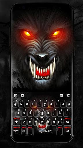 Fierce Wolf Keyboard Theme - عکس برنامه موبایلی اندروید