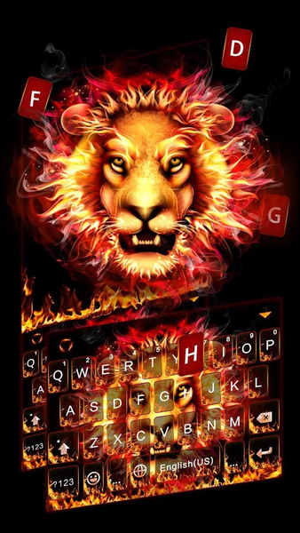 Fire Roar Lion Theme - عکس برنامه موبایلی اندروید