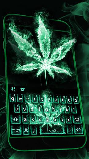 Fire Weed Keyboard Theme - Image screenshot of android app