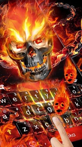 Fire Skull Theme - عکس برنامه موبایلی اندروید