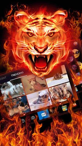 Cruel Tiger 3D Keyboard Theme - عکس برنامه موبایلی اندروید