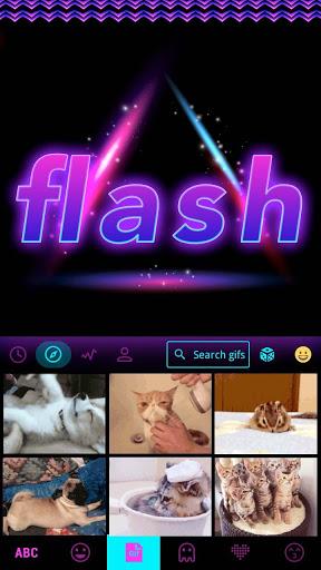 Flash Keyboard Theme - عکس برنامه موبایلی اندروید