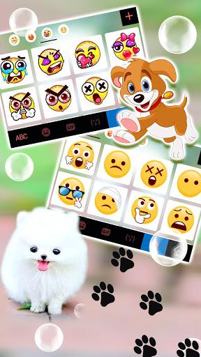 Fluffy Cute Dog Theme - عکس برنامه موبایلی اندروید