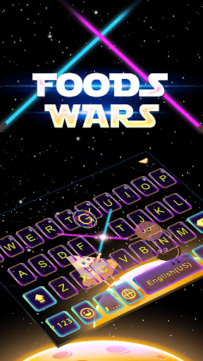 foods wars Keyboard Theme - عکس برنامه موبایلی اندروید