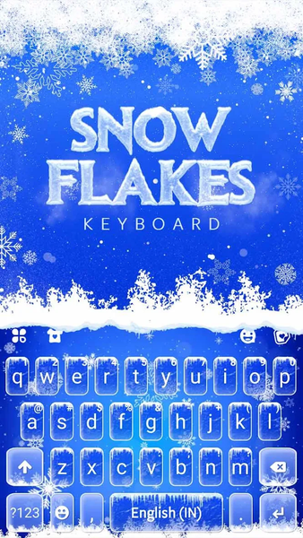 Froze Snowflakes Theme - عکس برنامه موبایلی اندروید