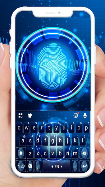 Future High Tech Keyboard Theme - Image screenshot of android app