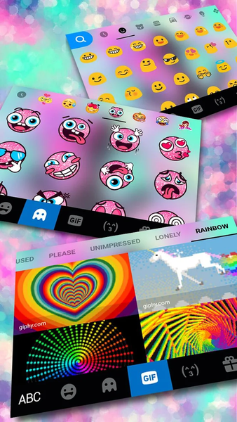 Galaxy Anchor Keyboard Theme - عکس برنامه موبایلی اندروید