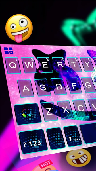 Galaxy Cool Man Keyboard Theme - عکس برنامه موبایلی اندروید