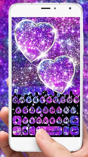 Galaxy Drop Heart Theme - Image screenshot of android app