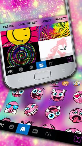 Galaxy Heart Wings Keyboard Theme - عکس برنامه موبایلی اندروید