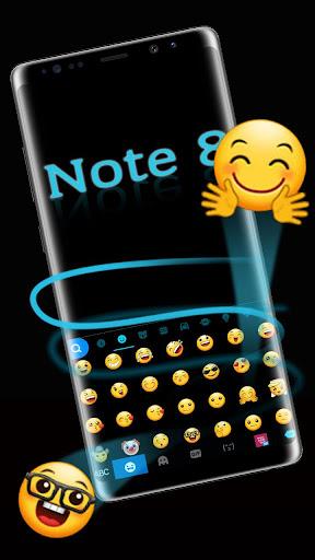 Keyboard theme for Galaxy Note۸ - عکس برنامه موبایلی اندروید