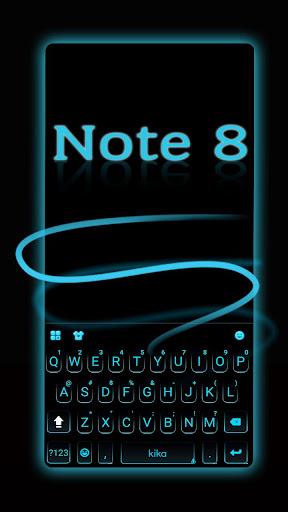 Keyboard theme for Galaxy Note۸ - عکس برنامه موبایلی اندروید