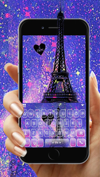 Galaxy Paris Tower Theme - Image screenshot of android app