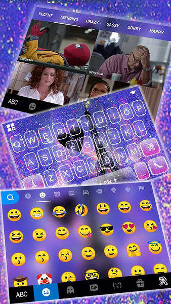 Galaxy Paris Tower Theme - Image screenshot of android app