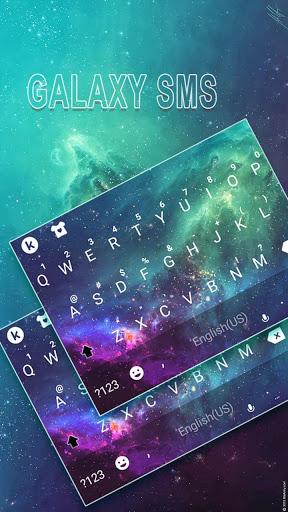 Galaxy Sms Keyboard Theme - عکس برنامه موبایلی اندروید