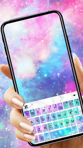 Galaxy Sparkle Keyboard Theme - عکس برنامه موبایلی اندروید