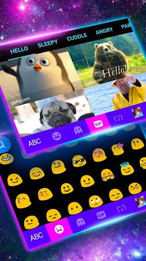 Galaxy Classic Super Theme Keyboard - عکس برنامه موبایلی اندروید