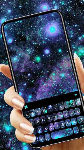 Galaxy 3D Keyboard Theme - Image screenshot of android app