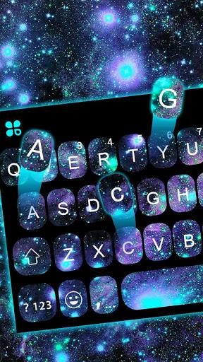 Galaxy 3D Keyboard Theme - عکس برنامه موبایلی اندروید