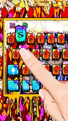 Gangster Graffiti Keyboard Theme - عکس برنامه موبایلی اندروید