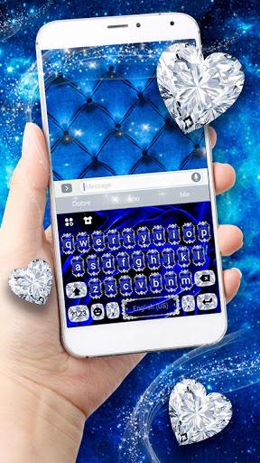 Glamour Velvet Diamond Luxury Keyboard Theme - عکس برنامه موبایلی اندروید