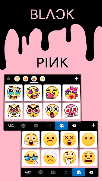 Glitter Black Pink Keyboard Ba - عکس برنامه موبایلی اندروید