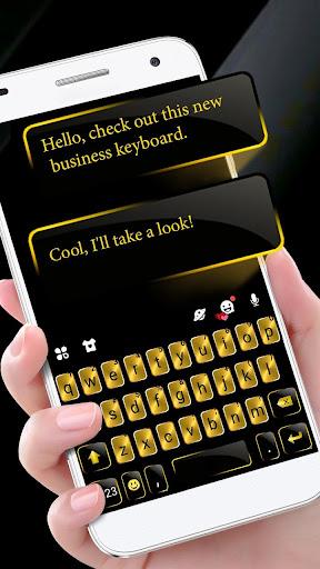 Gold Metal Business Keyboard T - عکس برنامه موبایلی اندروید