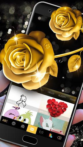 Gold Rose Lux Theme - عکس برنامه موبایلی اندروید