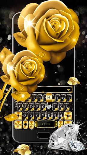 Gold Rose Lux Theme - Image screenshot of android app