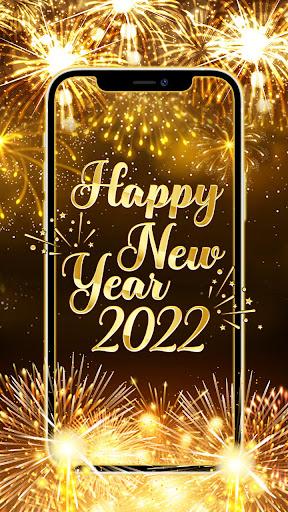 Gold 2022 New Year Theme - Image screenshot of android app