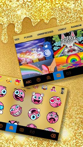 Golden Dollar Drops Keyboard T - Image screenshot of android app