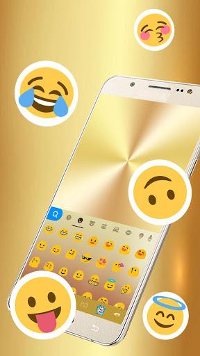 keyboard - Gold Galaxy S7 Edge - عکس برنامه موبایلی اندروید