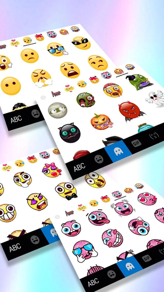 Gradient Laser Keyboard Theme - عکس برنامه موبایلی اندروید