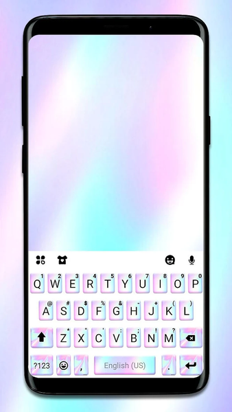 Gradient Laser Keyboard Theme - عکس برنامه موبایلی اندروید