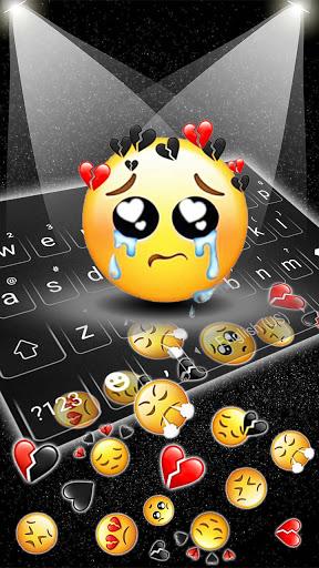 Gravity Sad Emojis Theme - Image screenshot of android app