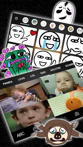 Gravity Sad Emojis Theme - Image screenshot of android app