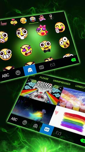 Green Clover Keyboard Theme - Image screenshot of android app