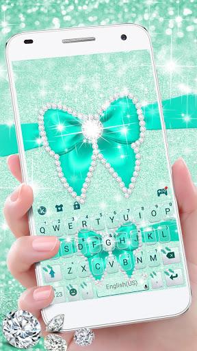 Green Diamond Bow Keyboard The - Image screenshot of android app