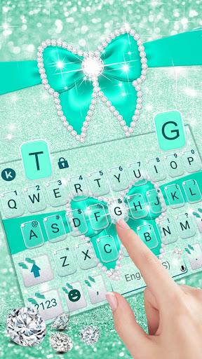 Green Diamond Bow Keyboard The - Image screenshot of android app