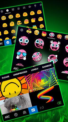 Green Horror Devil Keyboard - عکس برنامه موبایلی اندروید