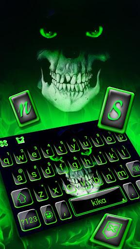 Green Horror Devil Keyboard - عکس برنامه موبایلی اندروید