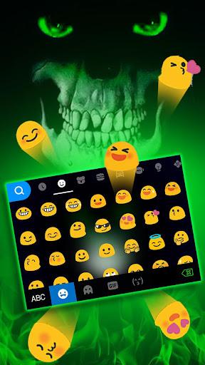 Green Horror Devil Keyboard - عکس برنامه موبایلی اندروید