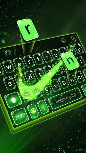 Green Neon Check Theme - عکس برنامه موبایلی اندروید